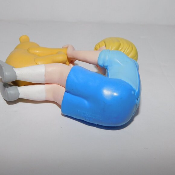 VTG 1999 Hallmark Playing with Pooh Winnie Christopher Robbin Christmas Ornament - Picture 6 of 6